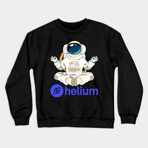 Helium  Crypto Cryptocurrency HNT  coin token Crewneck Sweatshirt by JayD World